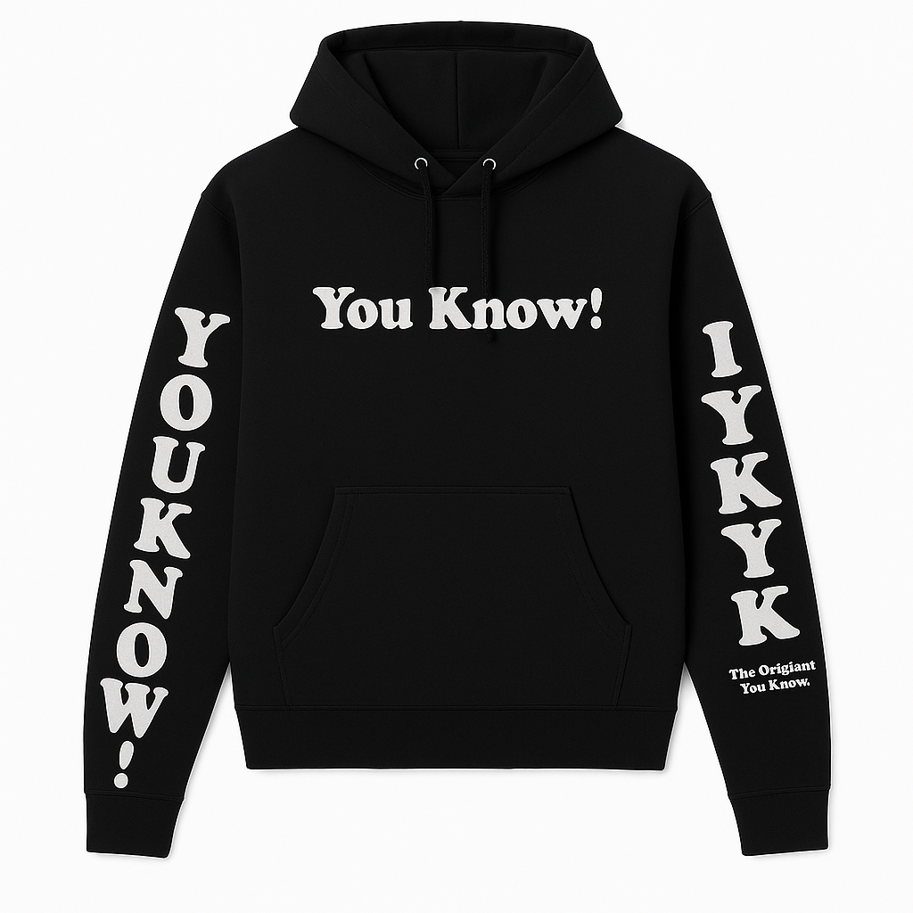 You Know! Men’s Heavyweight Sweatshirt (Black)