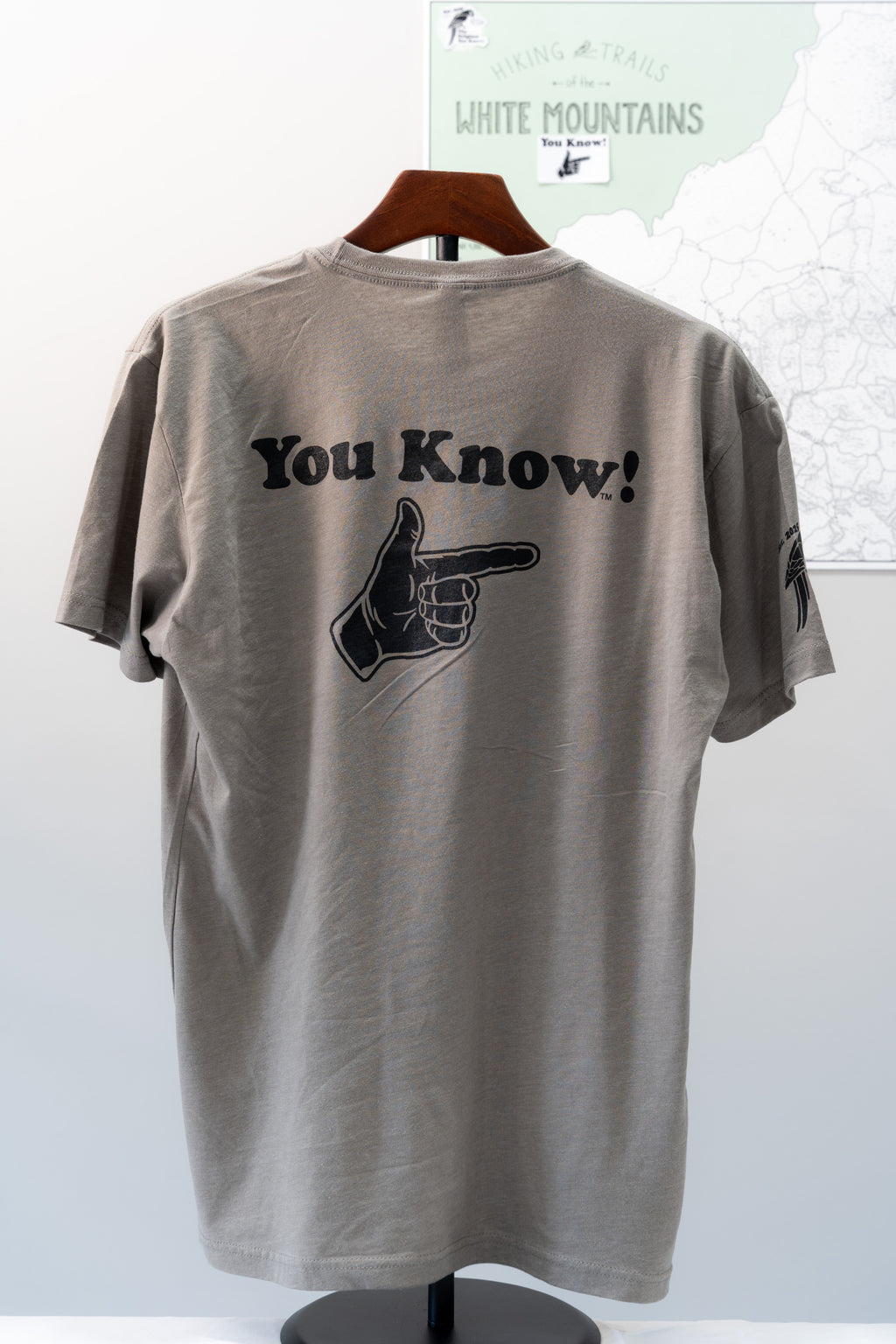 You Know! Original Logo Tee (Stone Grey)