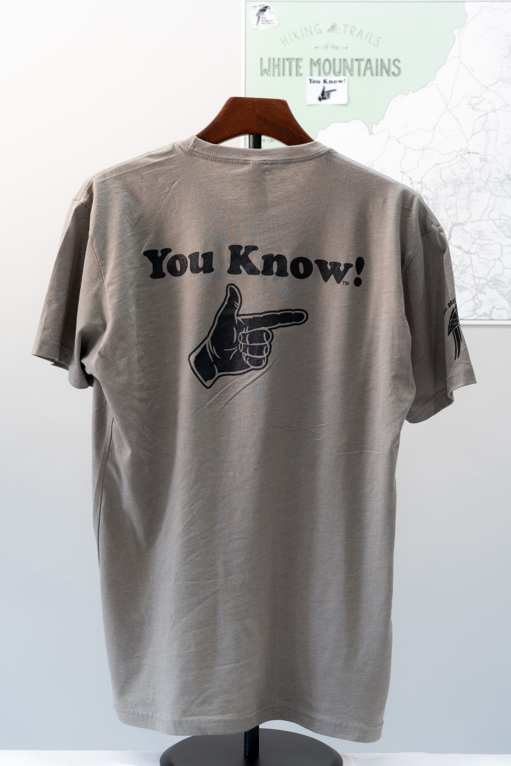 You Know! Original Logo Tee (Stone Grey)