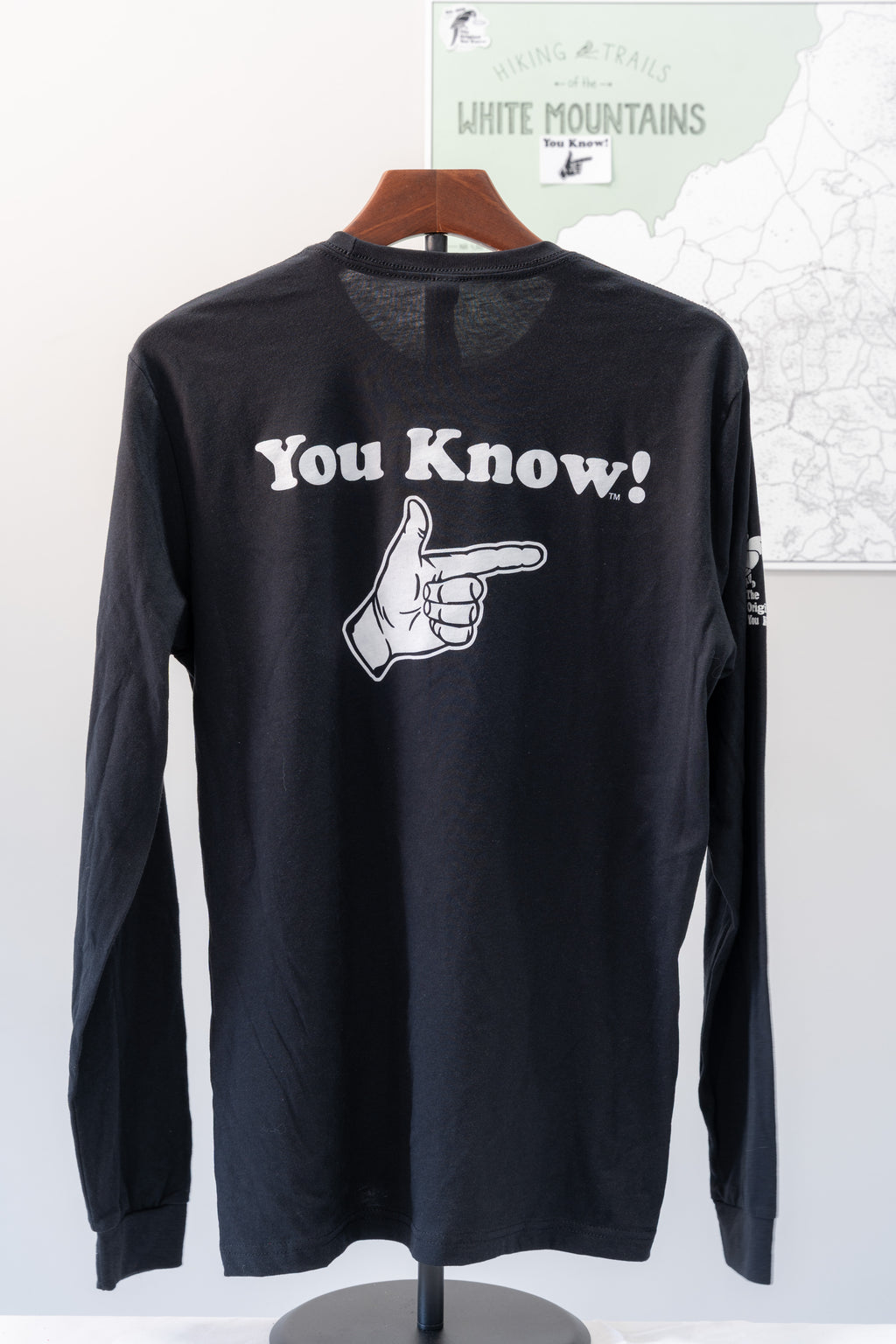 You Know! Men’s Long Sleeve Tee (Black)
