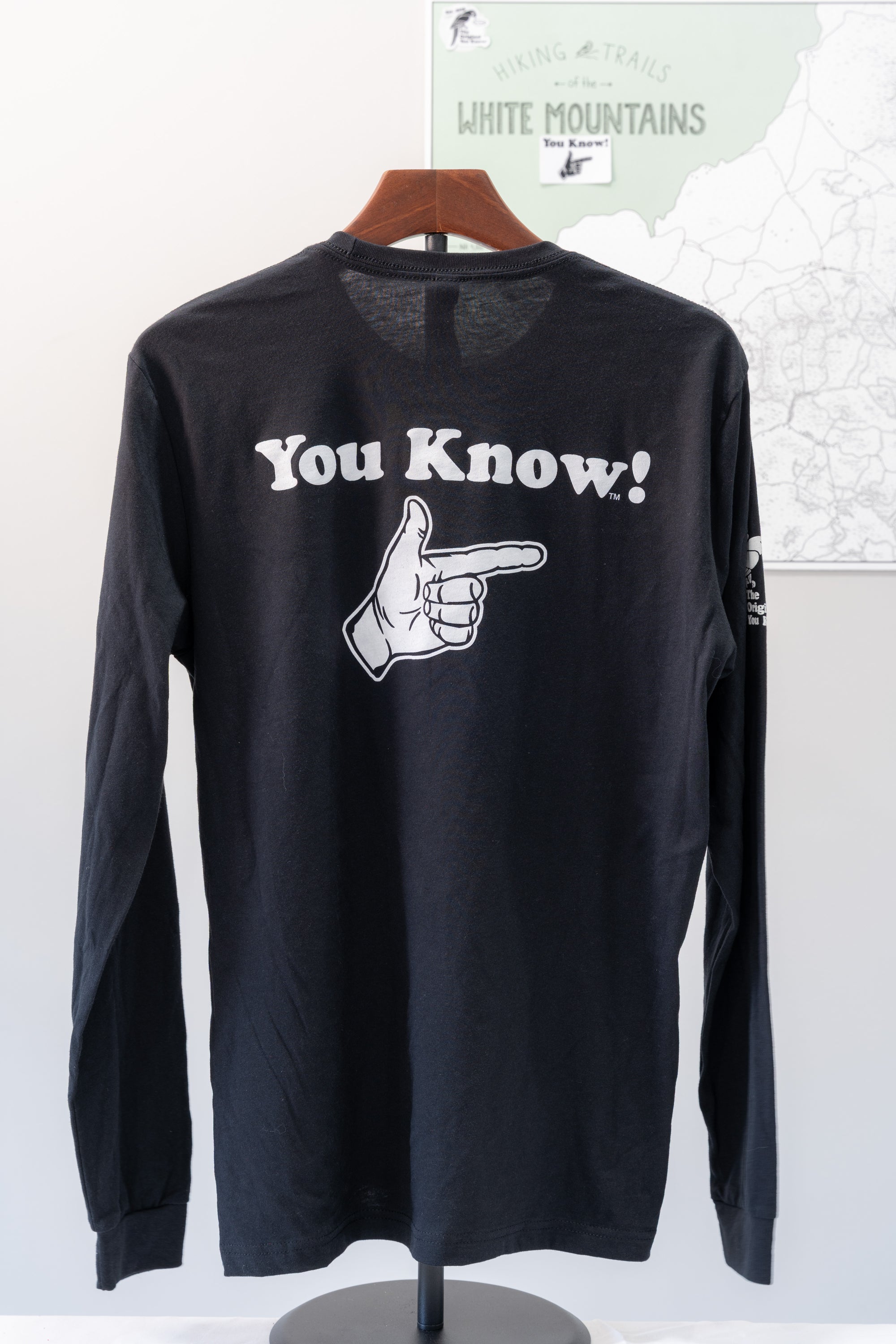You Know! Men’s Long Sleeve Tee (Black)