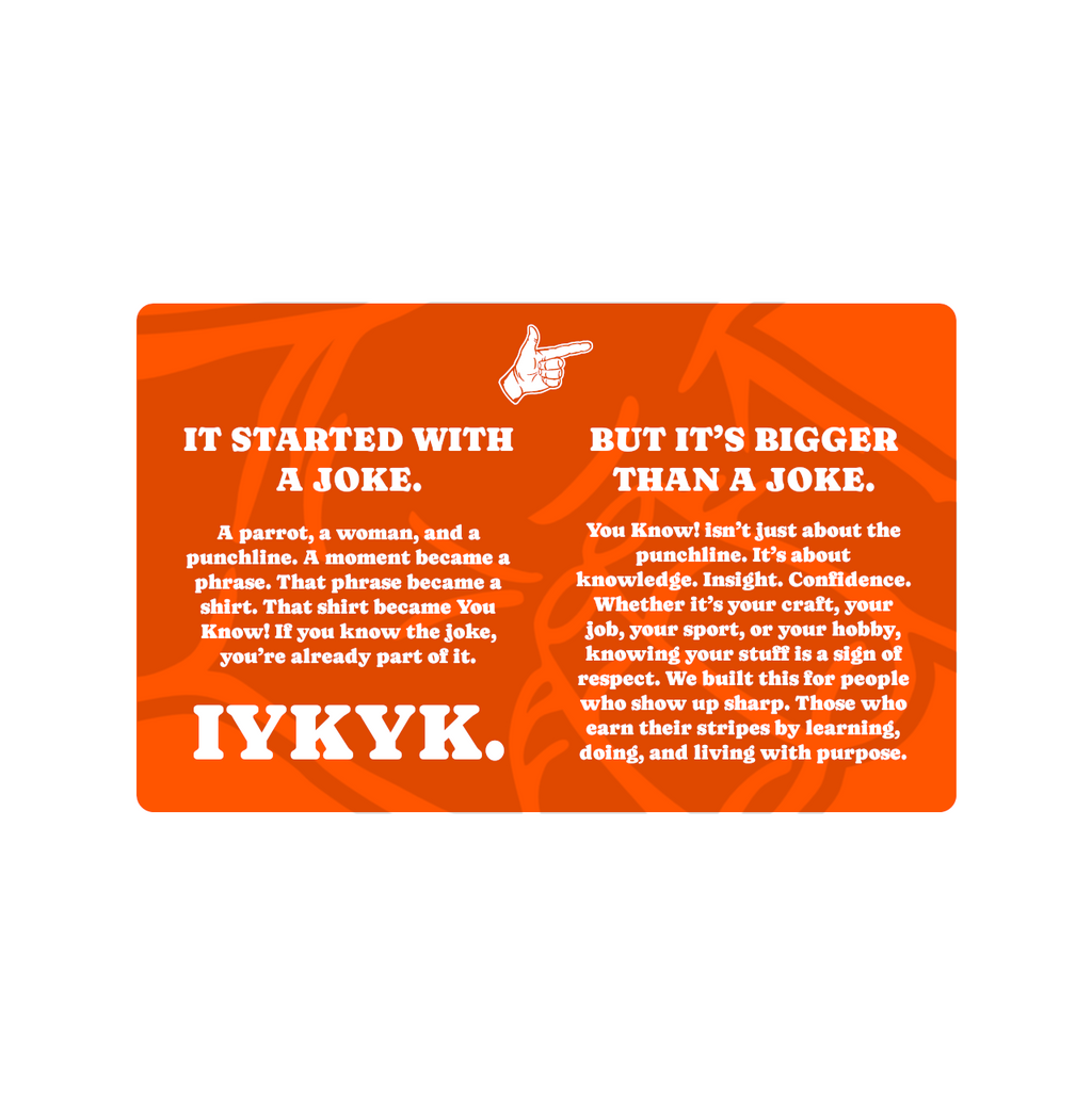 You Know Gift Card