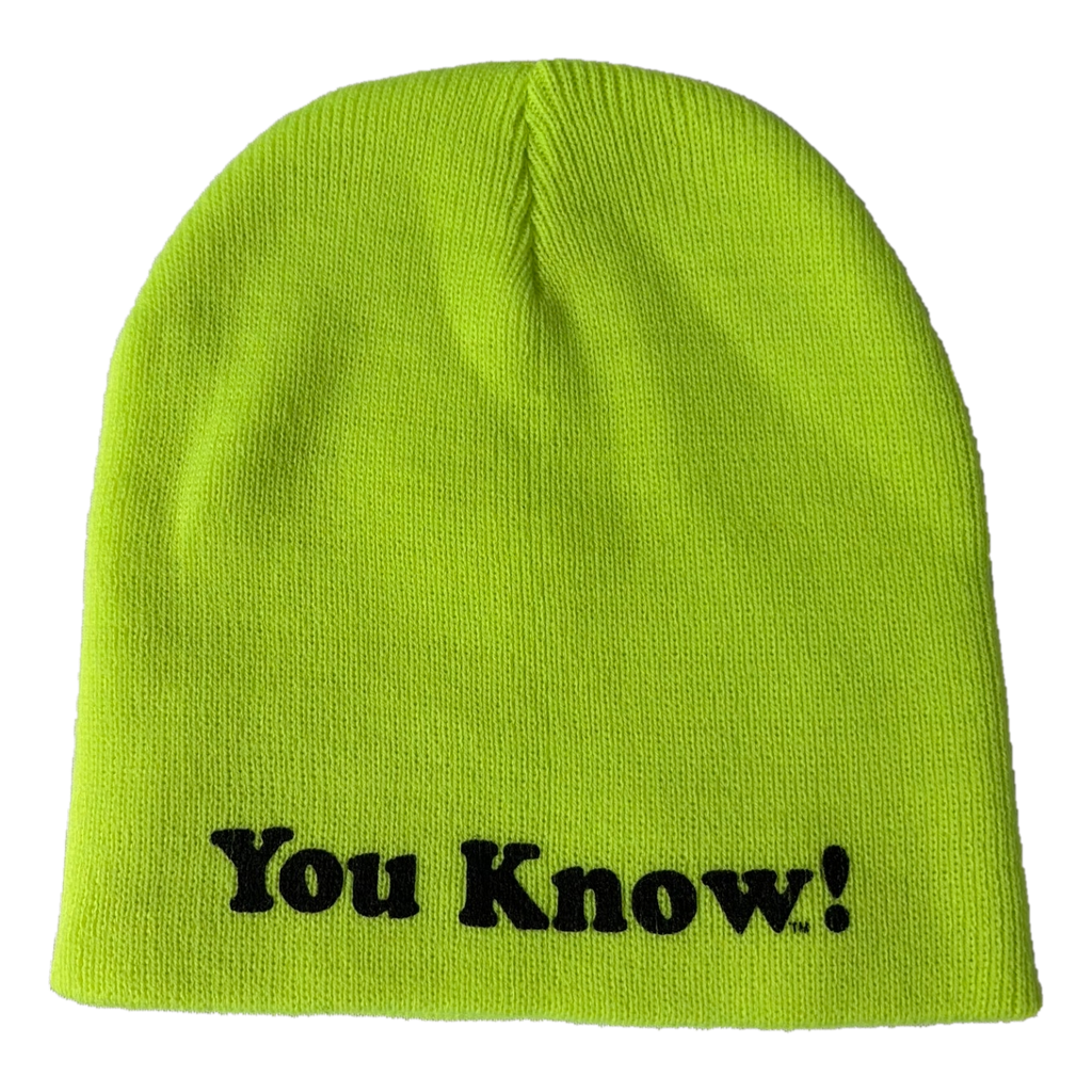 You Know! Knit Beanie in Green