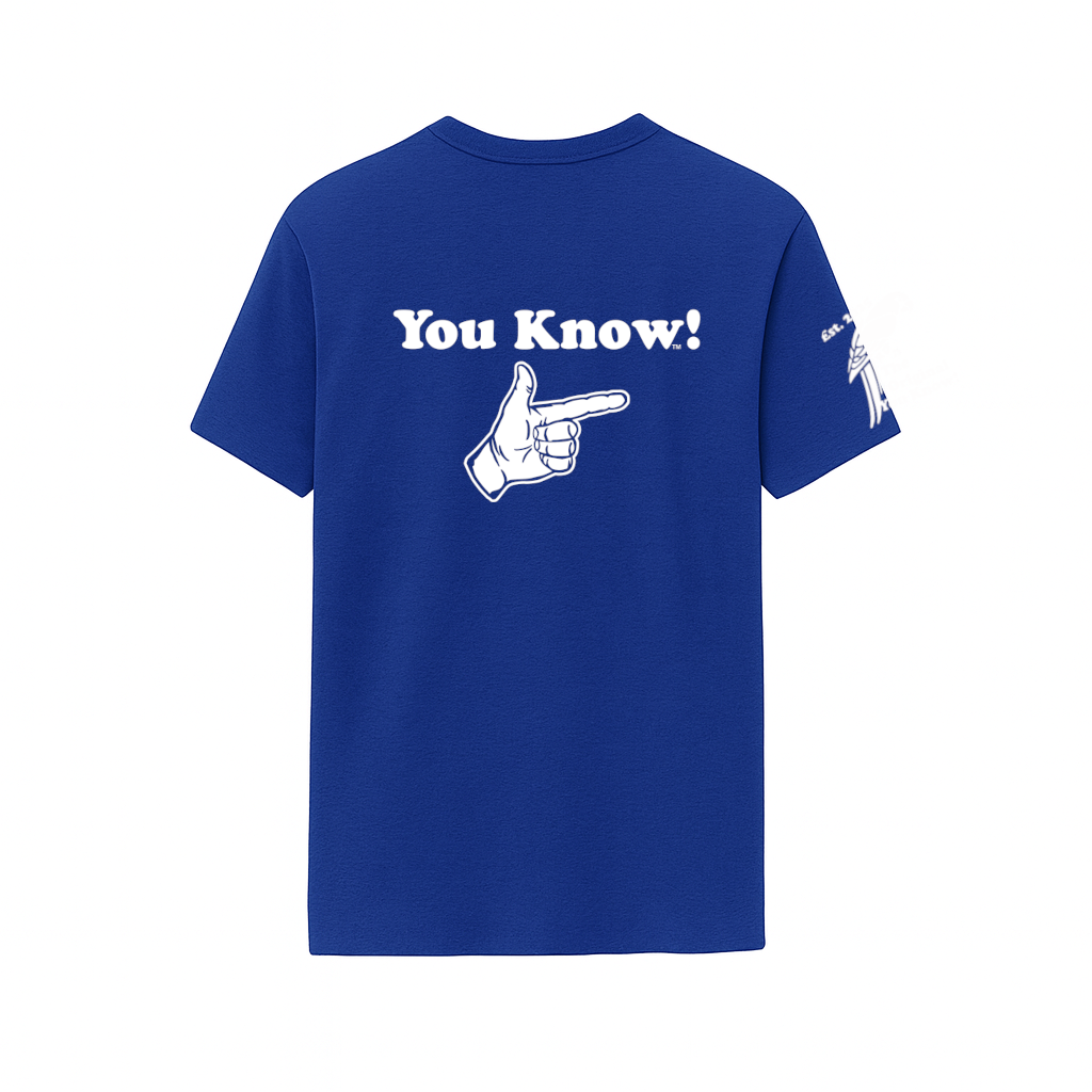 You Know! Original Logo Tee (Royal)