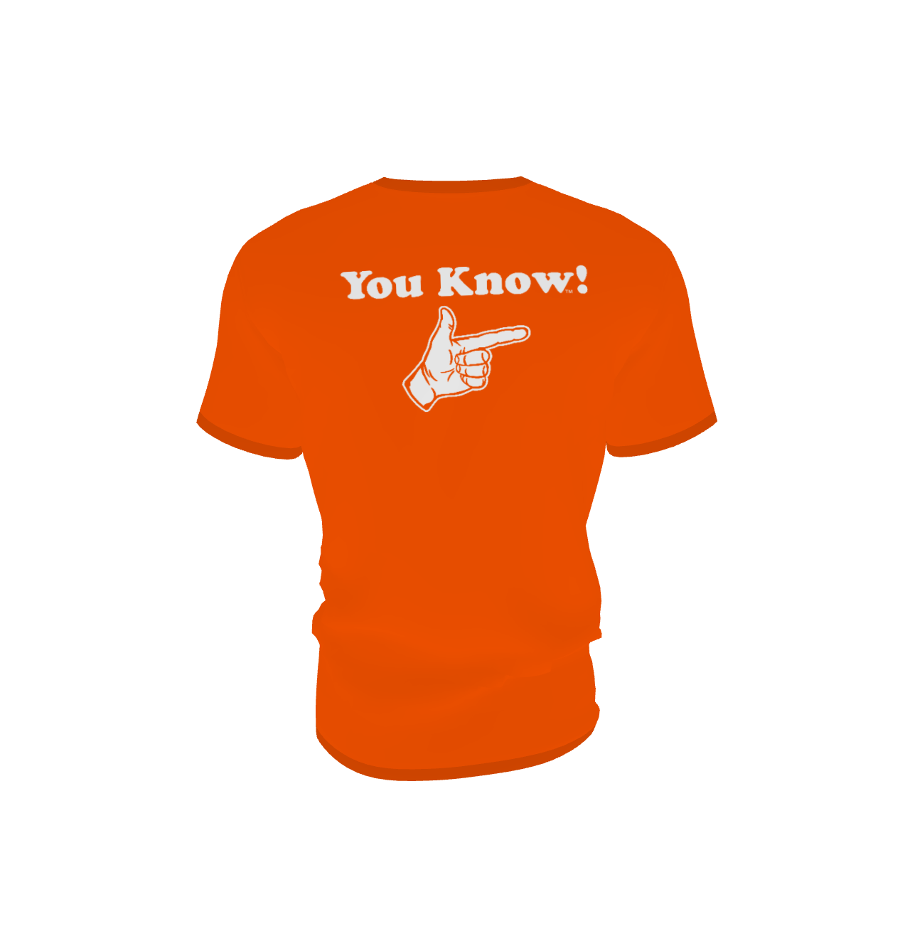 You Know! Original Logo Tee (Biker Orange)
